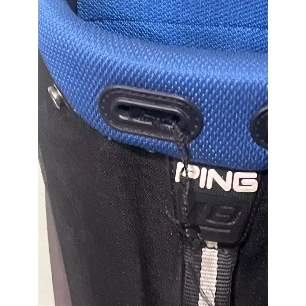 Ping E2 Enhanced Ergonomics 4-Way Divider Golf Stand Bag Blue Golf Bag